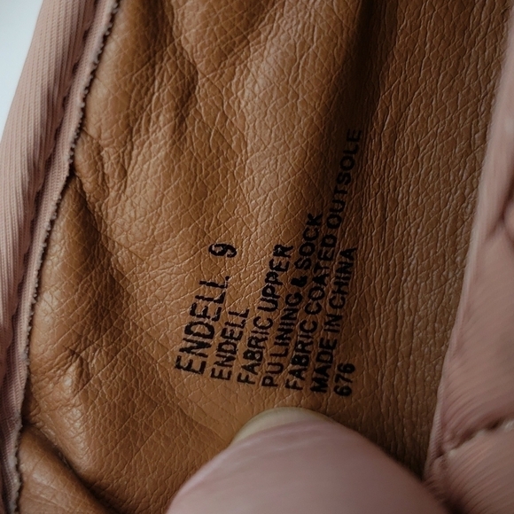 𝅺STEVE Madden Endell women US 9 quilted dusty rose pink textile slip on sneakers - Picture 8 of 10